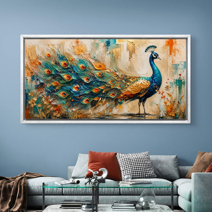Peacock Premium Canvas Painting