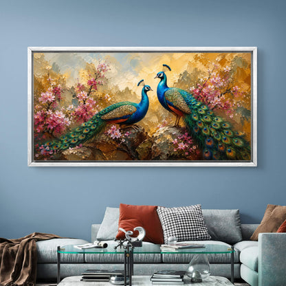 Peacock Premium Canvas Painting
