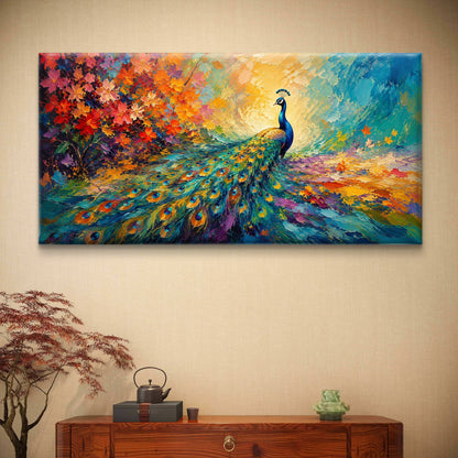 Peacock Premium Canvas Painting