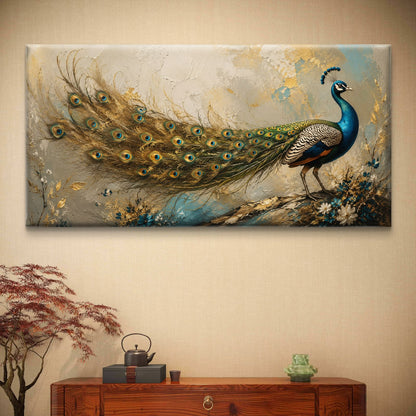 Peacock Premium Canvas Painting