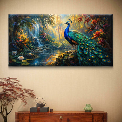 Peacock Premium Canvas Painting