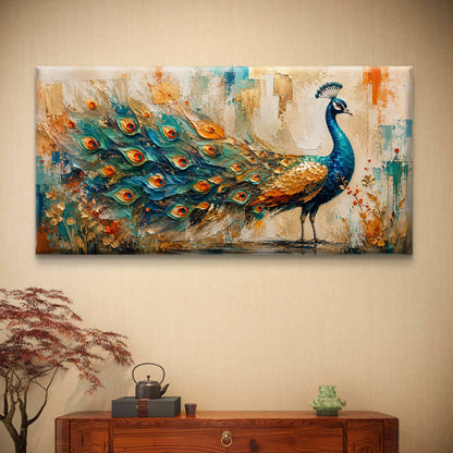 Peacock Premium Canvas Painting