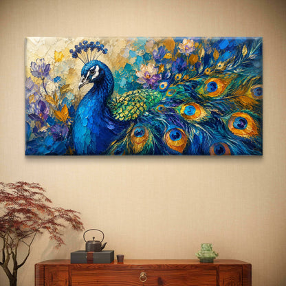 Peacock Premium Canvas Painting
