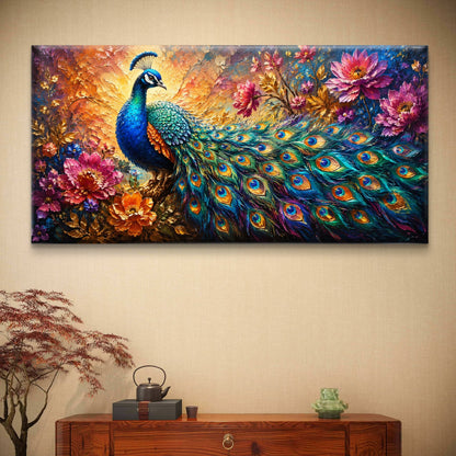 Peacock Premium Canvas Painting
