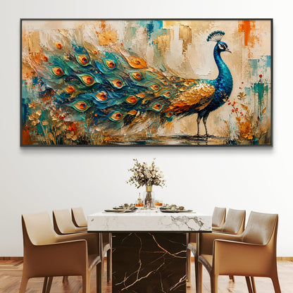Peacock Premium Canvas Painting
