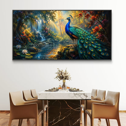 Peacock Premium Canvas Painting