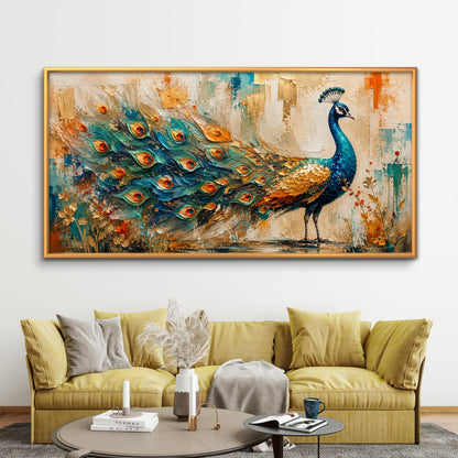 Peacock Premium Canvas Painting