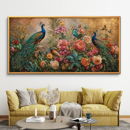 Peacock Premium Canvas Painting