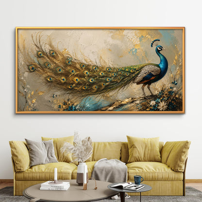 Peacock Premium Canvas Painting