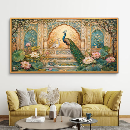 Peacock Premium Canvas Painting