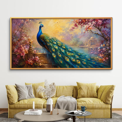 Peacock Premium Canvas Painting