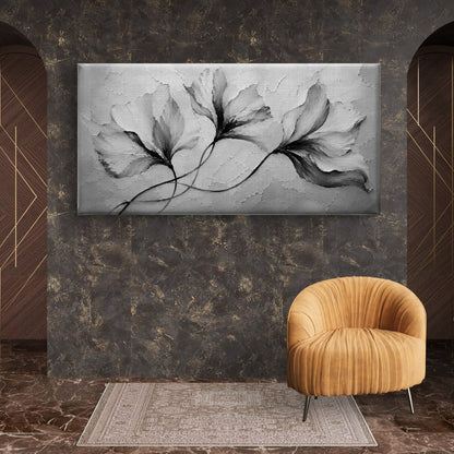 Minimalist Monochrome Premium Canvas Painting