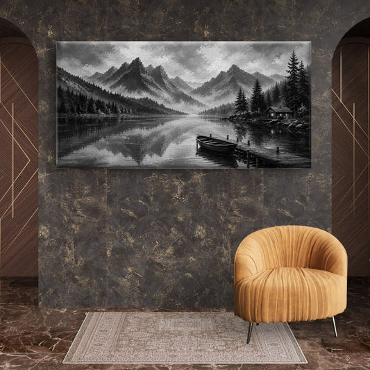 Minimalist Monochrome Premium Canvas Painting - Premium Wall Art | Decor By Neon