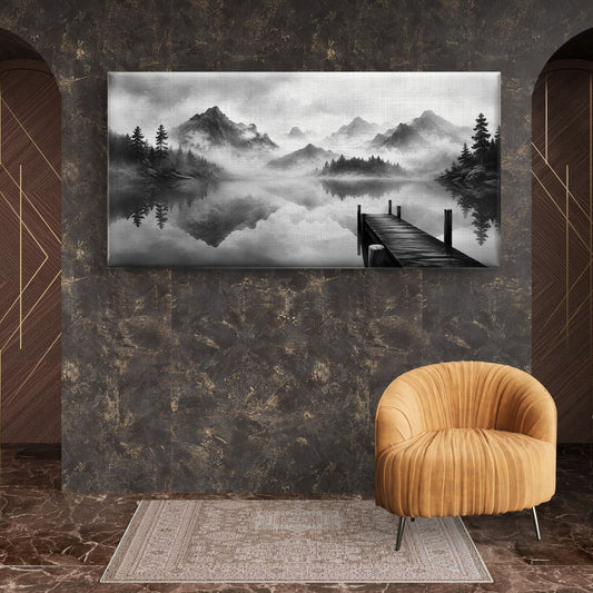 Minimalist Monochrome Premium Canvas Painting - Premium Wall Art | Decor By Neon
