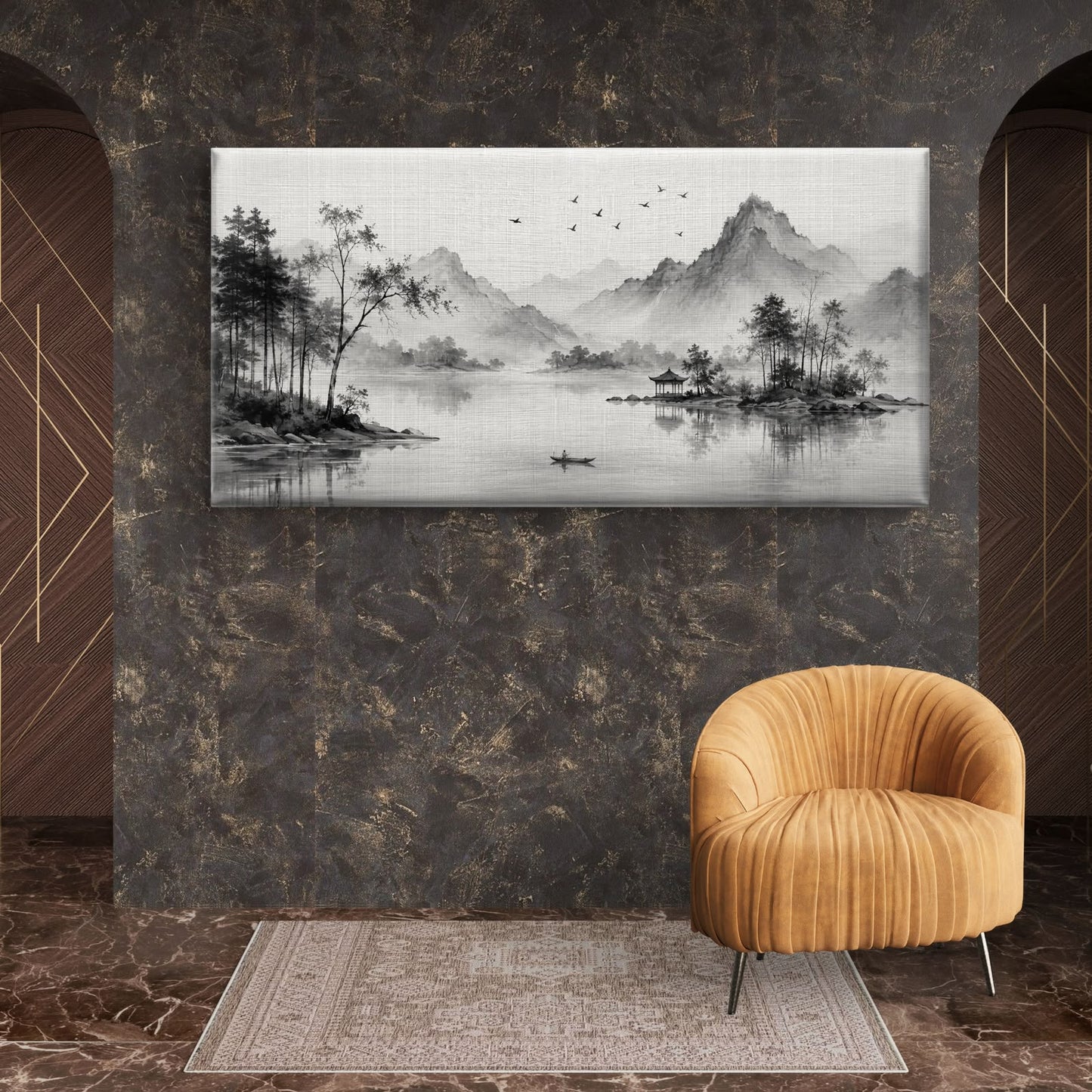 Minimalist Monochrome Premium Canvas Painting - Buy Online | Decor By Neon