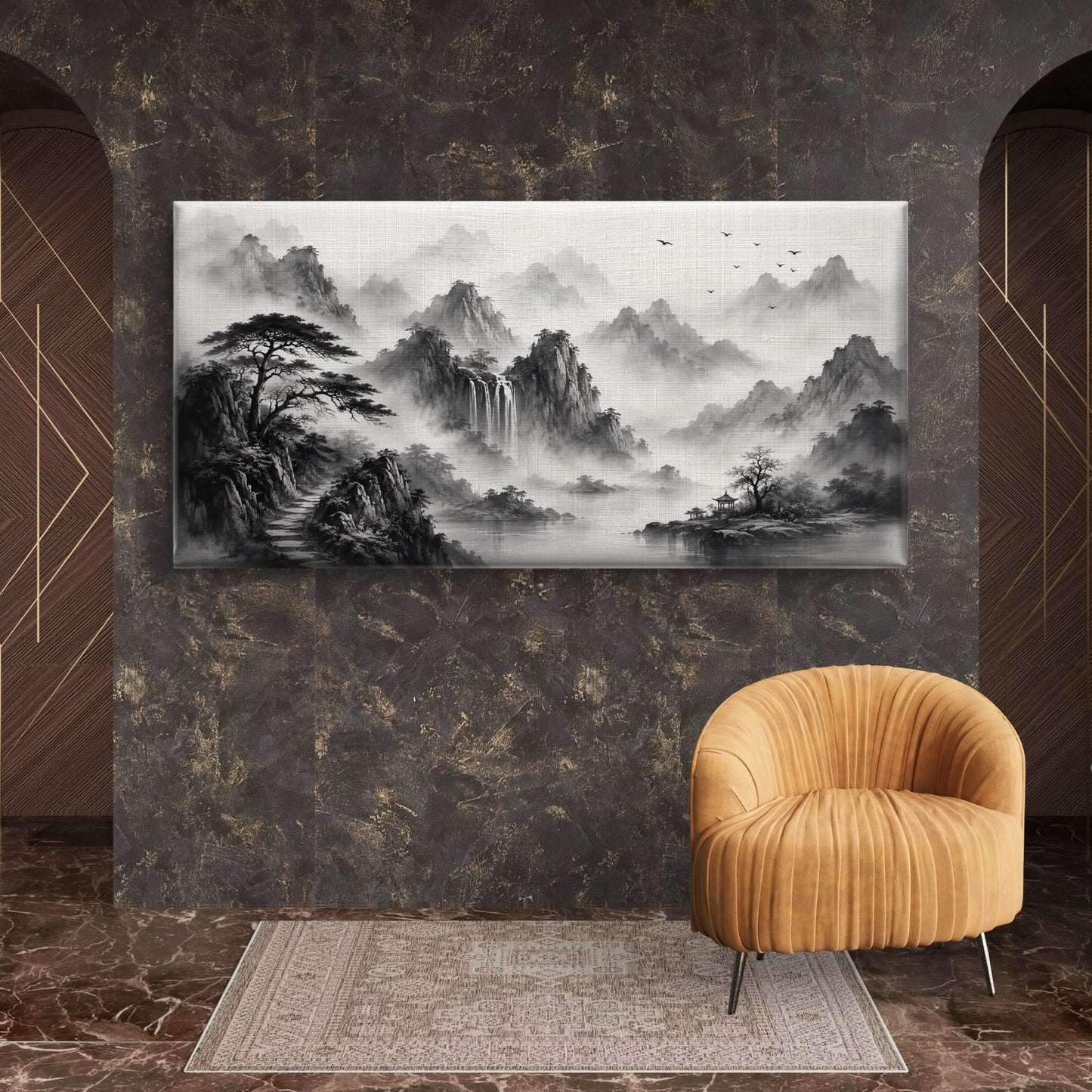 Minimalist Monochrome Premium Canvas Painting - Buy Online | Decor By Neon