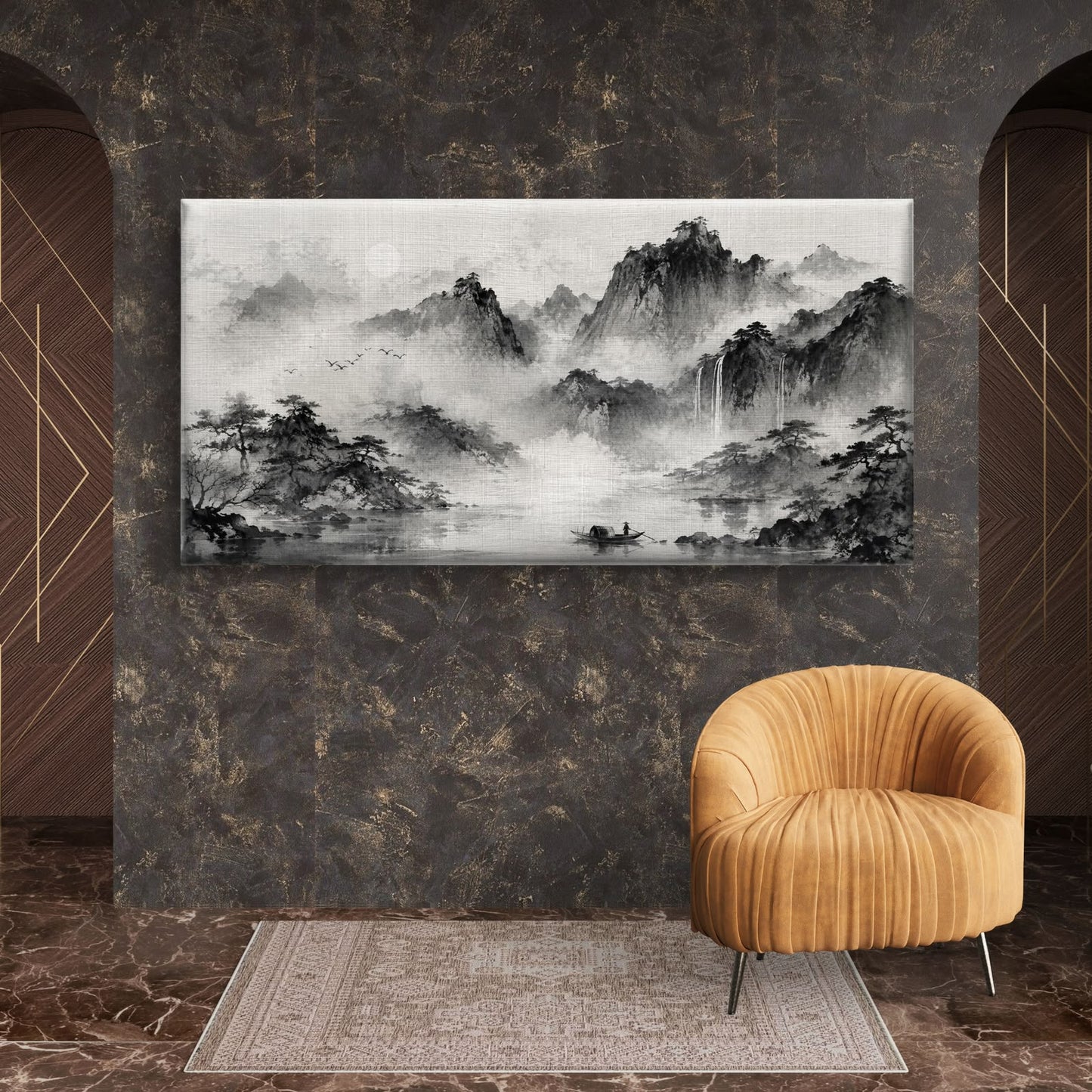 Minimalist Monochrome Premium Canvas Painting - Buy Online | Decor By Neon