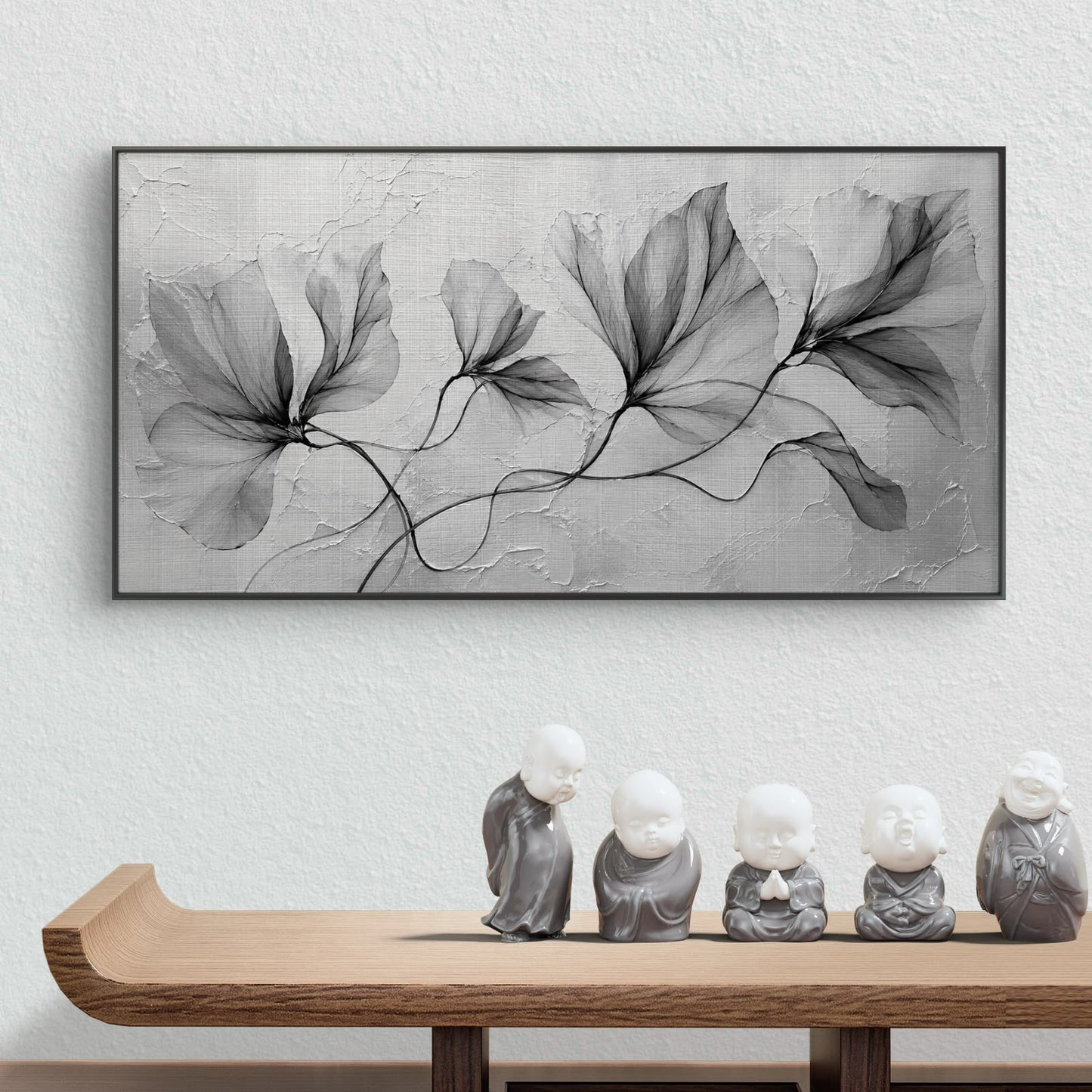 Minimalist Monochrome Premium Canvas Painting - Buy Online | Decor By Neon