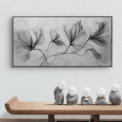 Minimalist Monochrome Premium Canvas Painting