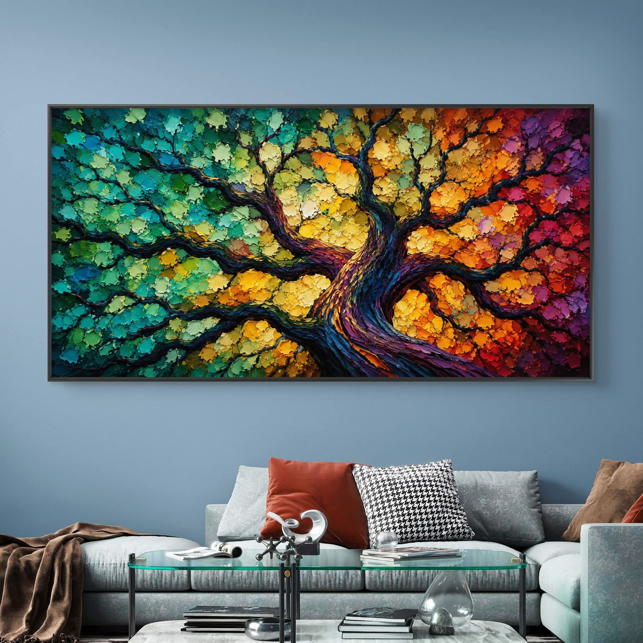Modern Interiors Landscape Premium Canvas Painting - Buy Online | Decor By Neon