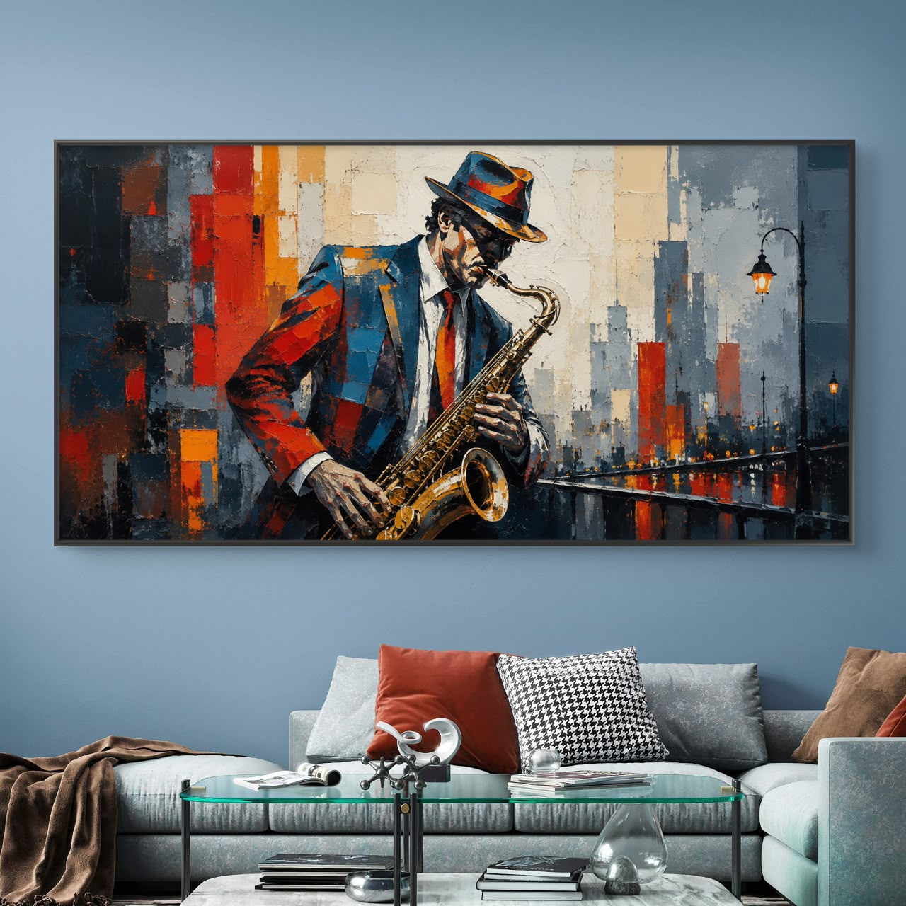 Modern Interiors Landscape Premium Canvas Painting - Buy Online | Decor By Neon