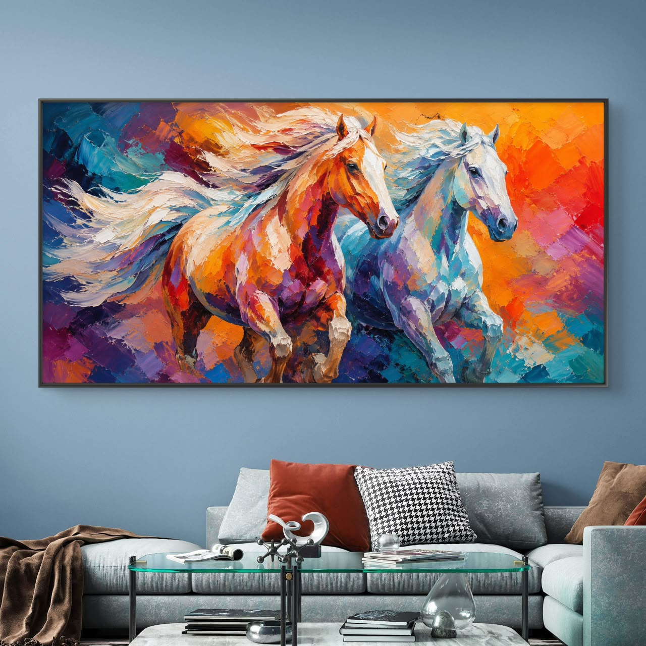 Modern Interiors Landscape Premium Canvas Painting - Buy Online | Decor By Neon