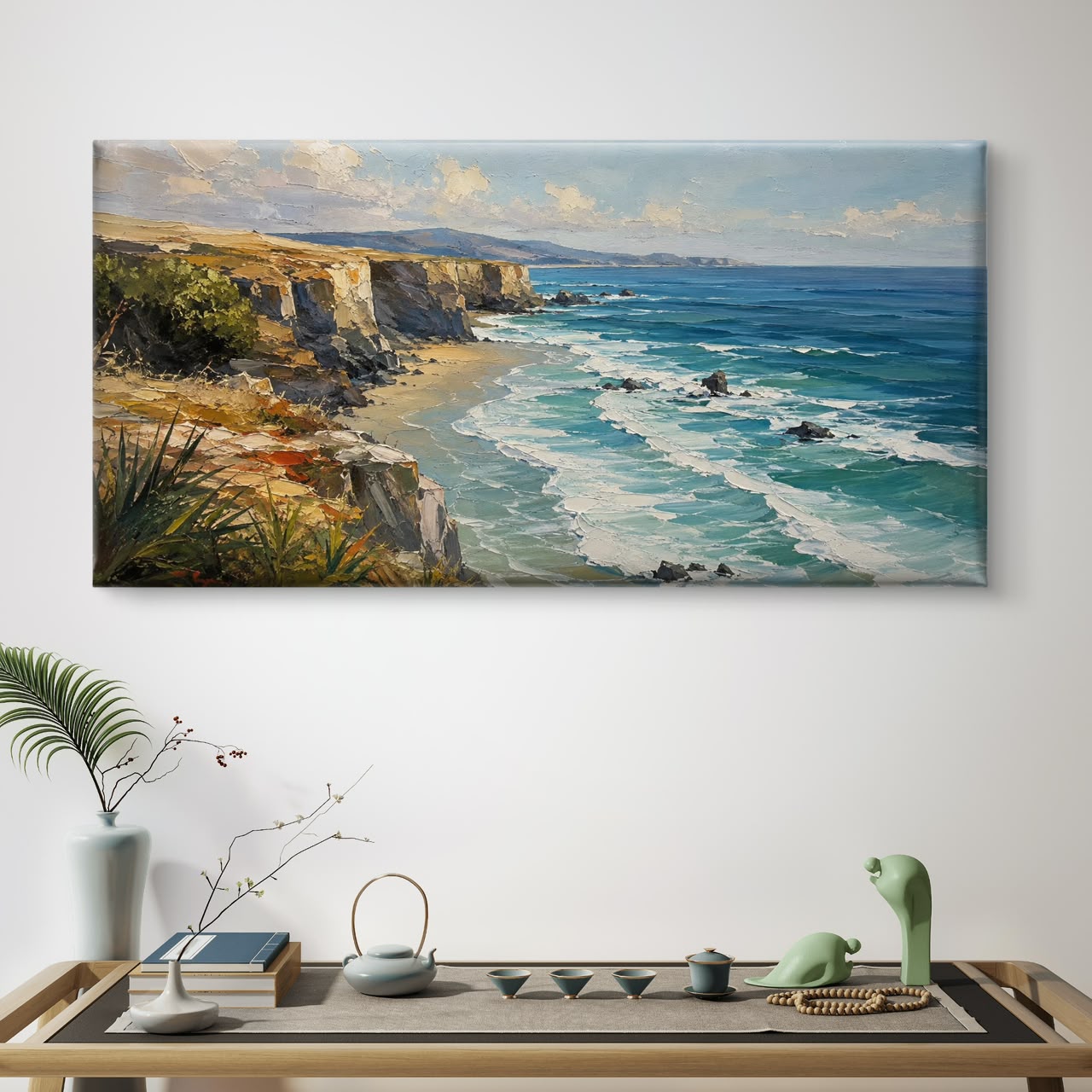 Modern Interiors Landscape Premium Canvas Painting - Buy Online | Decor By Neon