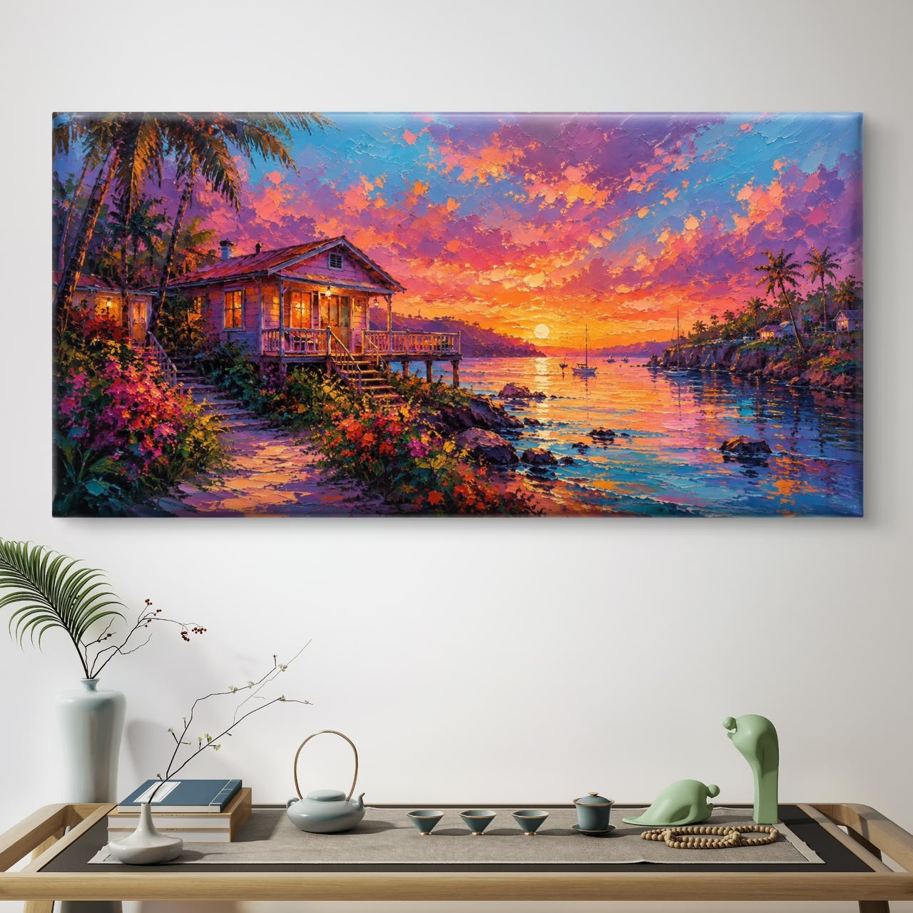 Modern Interiors Landscape Premium Canvas Painting - Buy Online | Decor By Neon