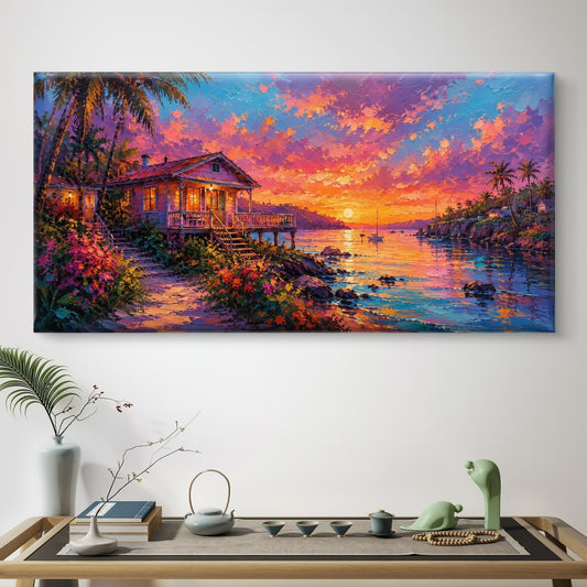 Modern Interiors Landscape Premium Canvas Painting - Premium Wall Art | Decor By Neon