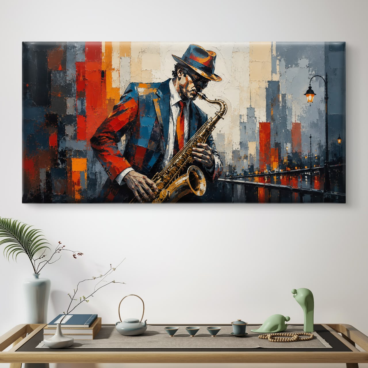 Modern Interiors Landscape Premium Canvas Painting - Buy Online | Decor By Neon