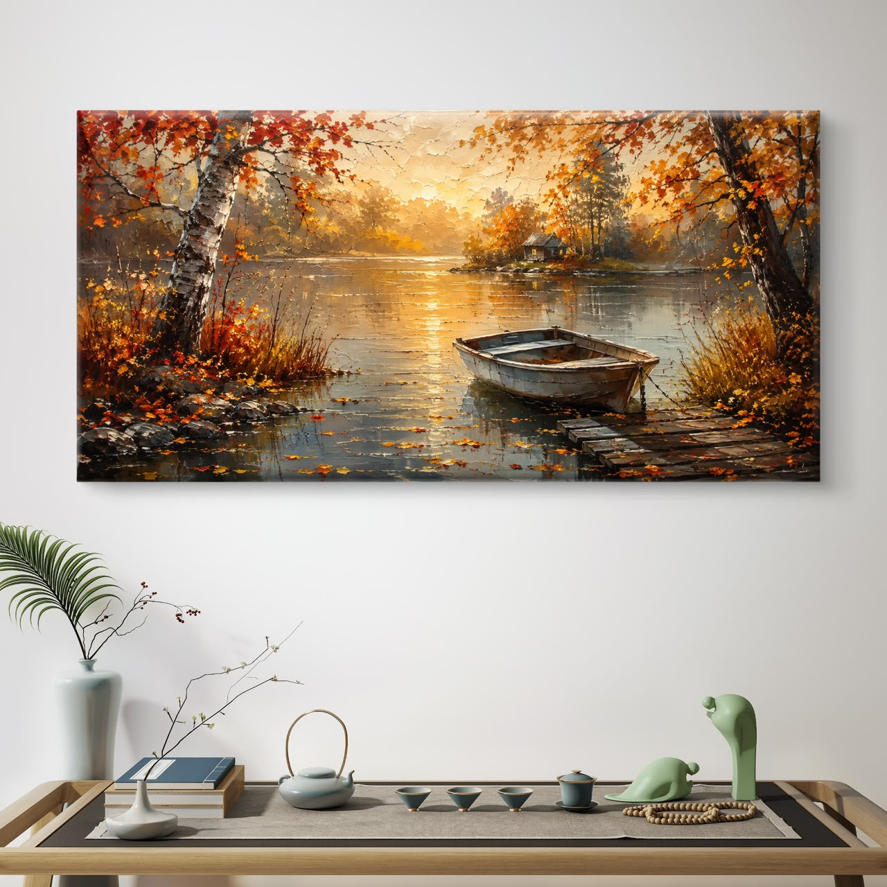 Modern Interiors Landscape Premium Canvas Painting - Buy Online | Decor By Neon