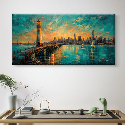Modern Interiors Landscape Premium Canvas Painting