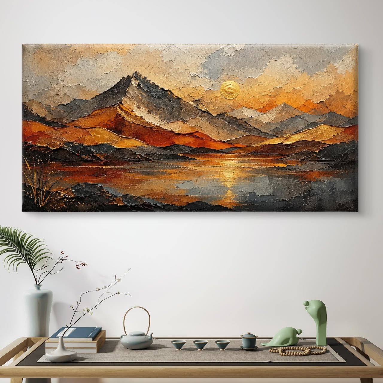 Modern Interiors Landscape Premium Canvas Painting - Buy Online | Decor By Neon