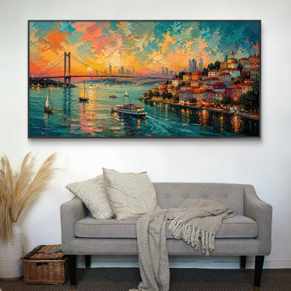Modern Interiors Landscape Premium Canvas Painting