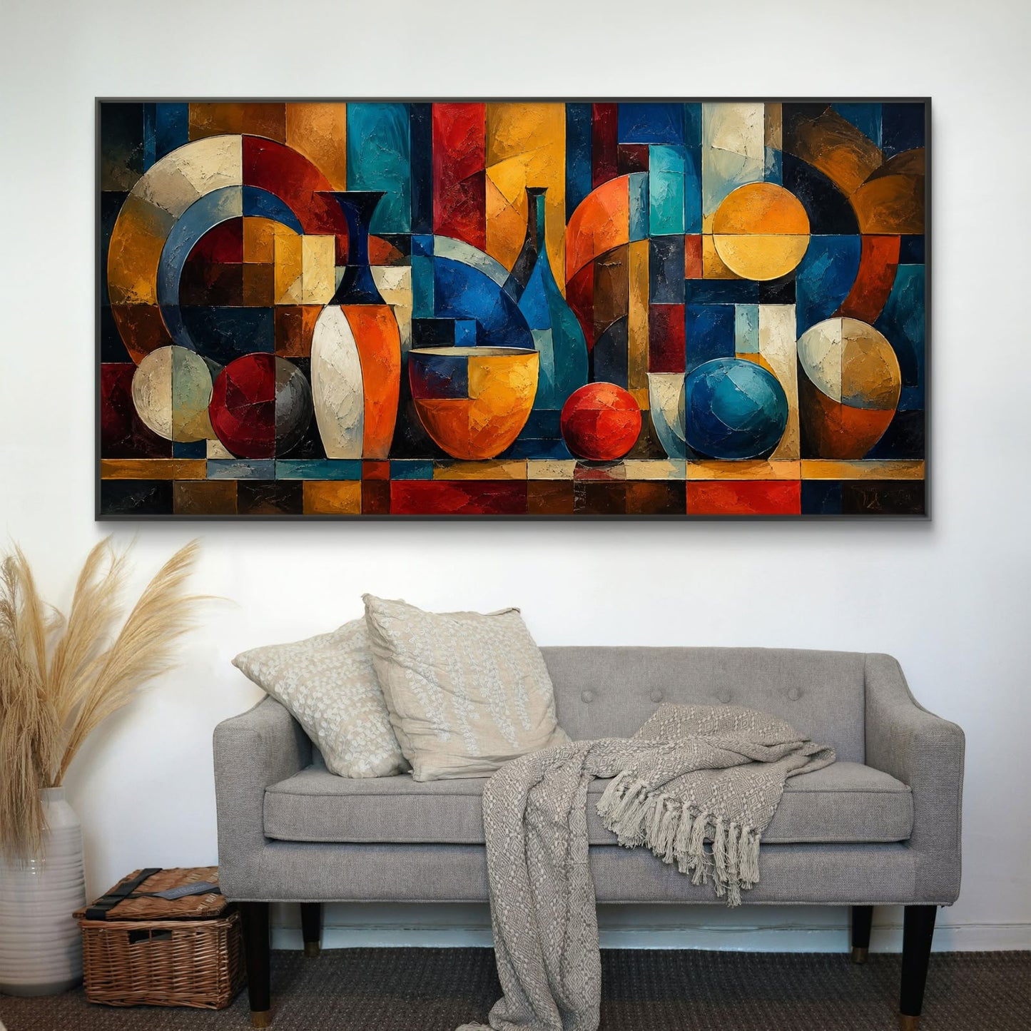 Modern Interiors Landscape Premium Canvas Painting - Buy Online | Decor By Neon