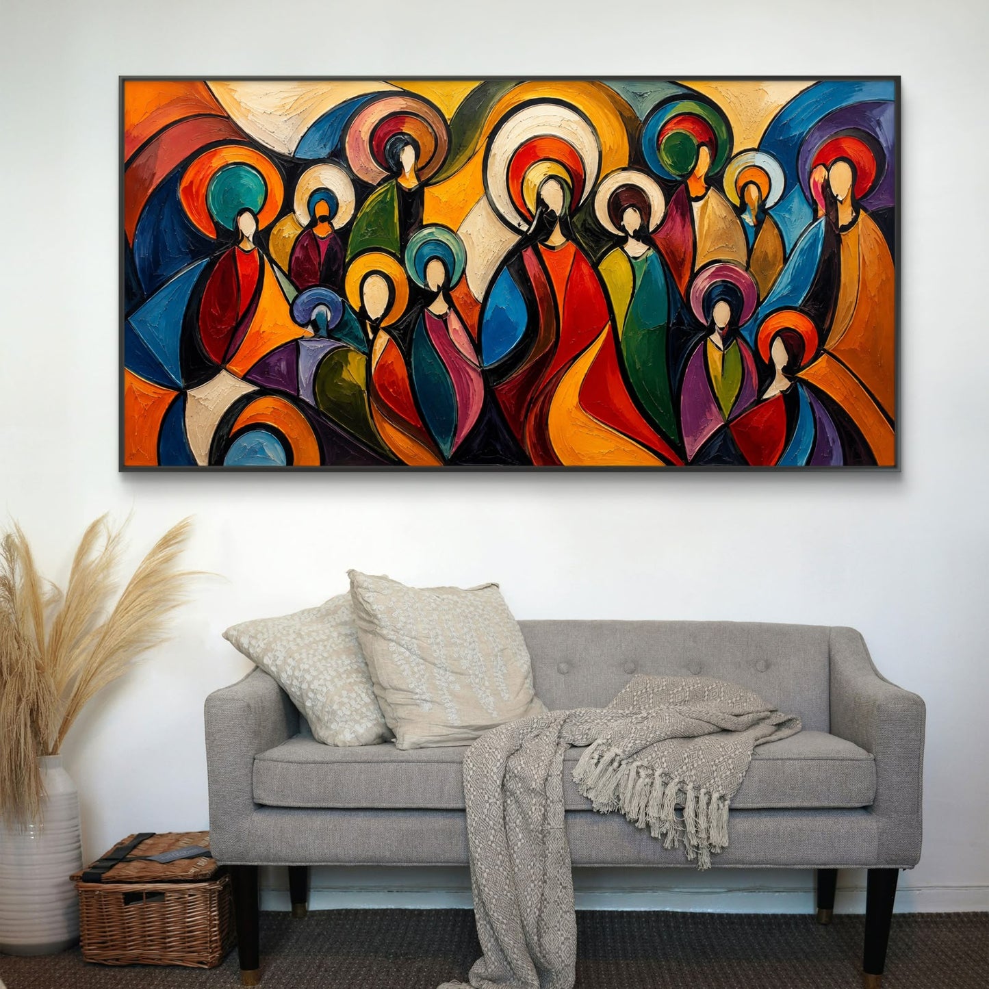 Modern Interiors Landscape Premium Canvas Painting - Buy Online | Decor By Neon