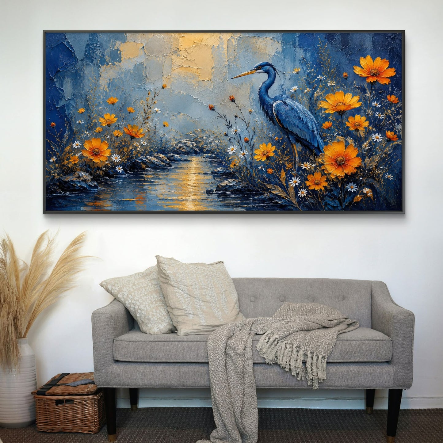 Modern Interiors Landscape Premium Canvas Painting - Buy Online | Decor By Neon