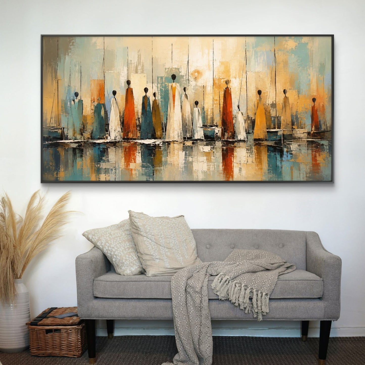 Modern Interiors Landscape Premium Canvas Painting - Buy Online | Decor By Neon