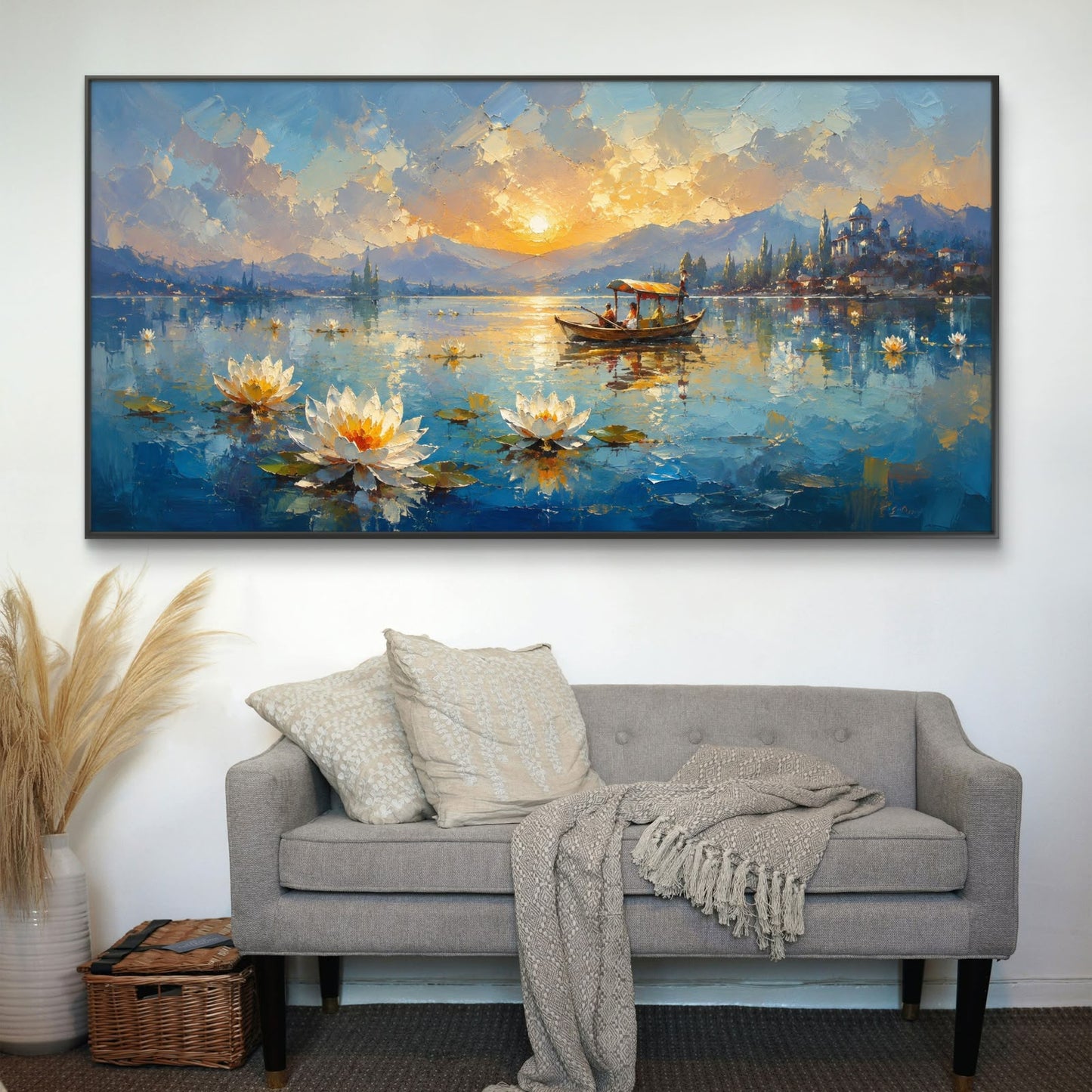 Modern Interiors Landscape Premium Canvas Painting - Buy Online | Decor By Neon