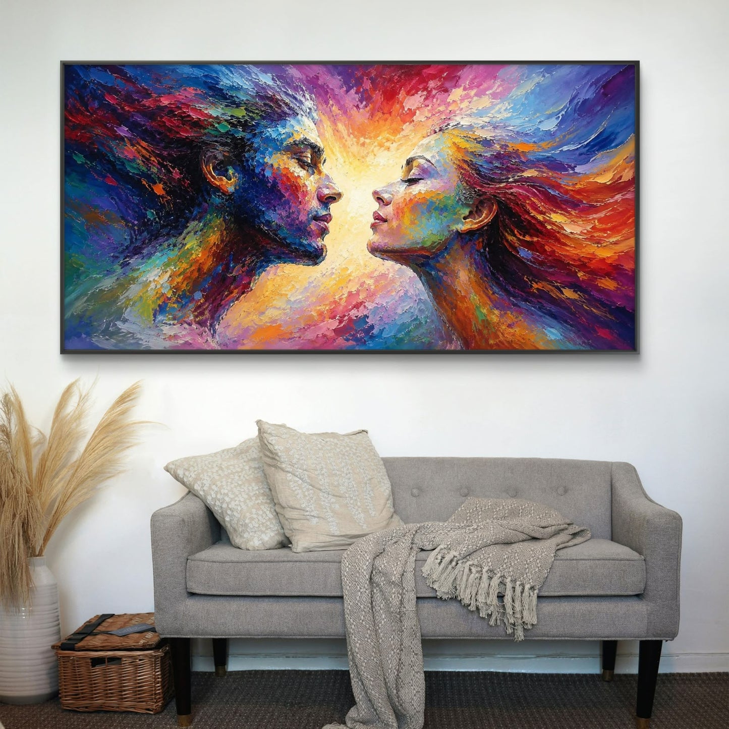 Modern Interiors Landscape Premium Canvas Painting - Buy Online | Decor By Neon