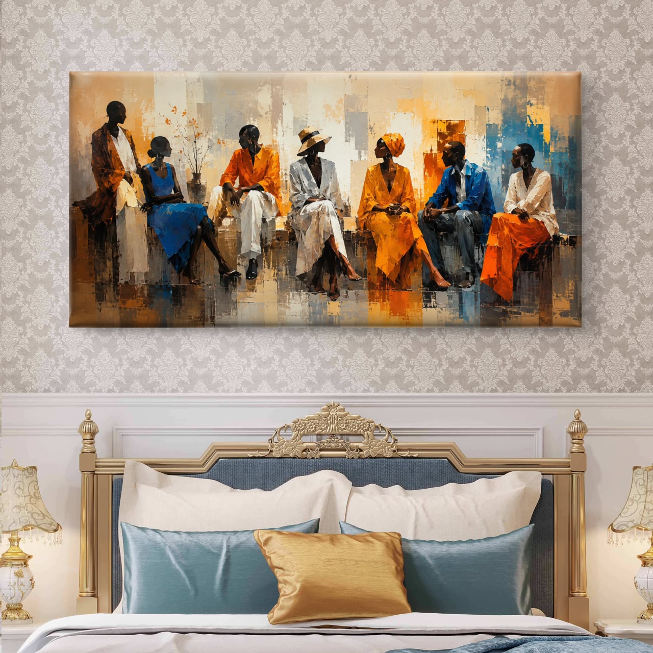 Modern Interiors Landscape Premium Canvas Painting - Buy Online | Decor By Neon