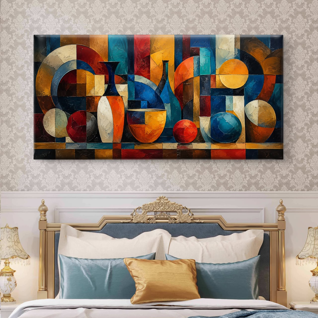 Modern Interiors Landscape Premium Canvas Painting - Buy Online | Decor By Neon