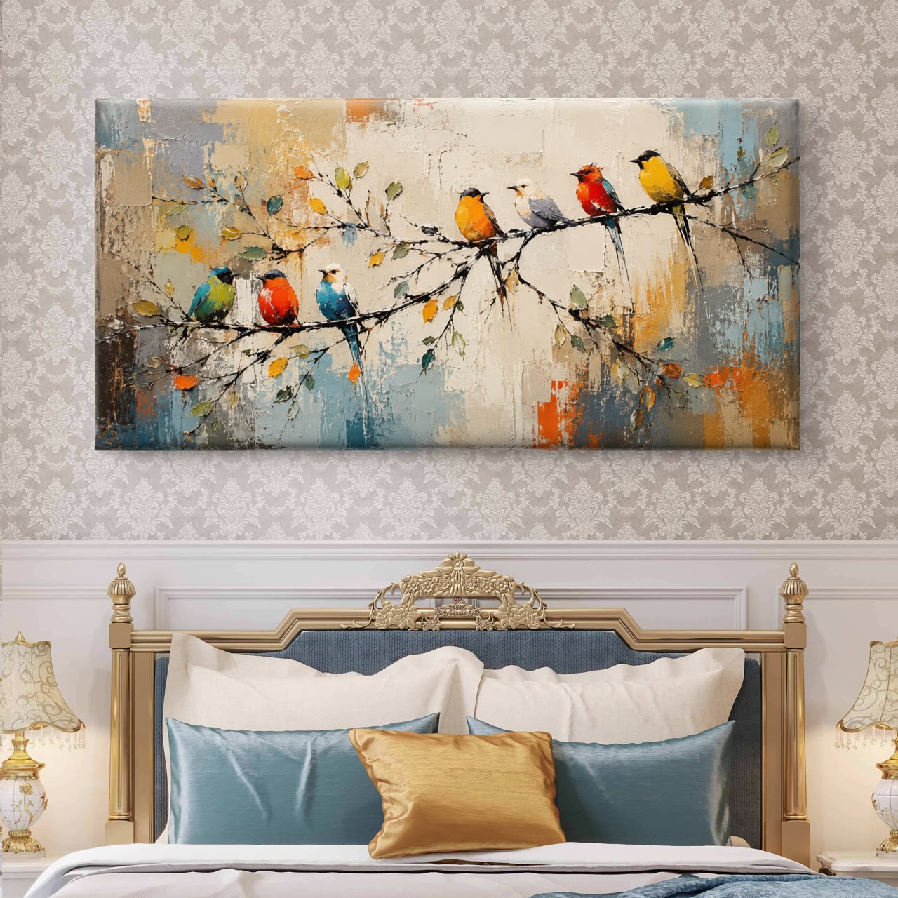 Modern Interiors Landscape Premium Canvas Painting - Buy Online | Decor By Neon