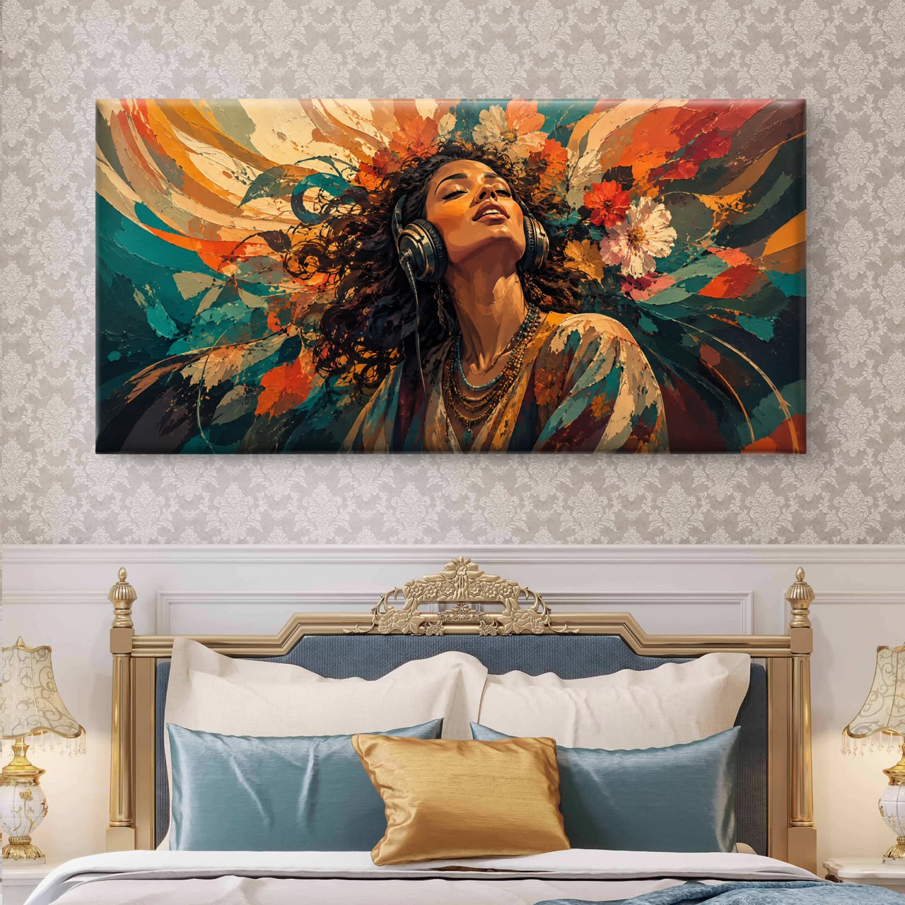 Modern Interiors Landscape Premium Canvas Painting - Buy Online | Decor By Neon