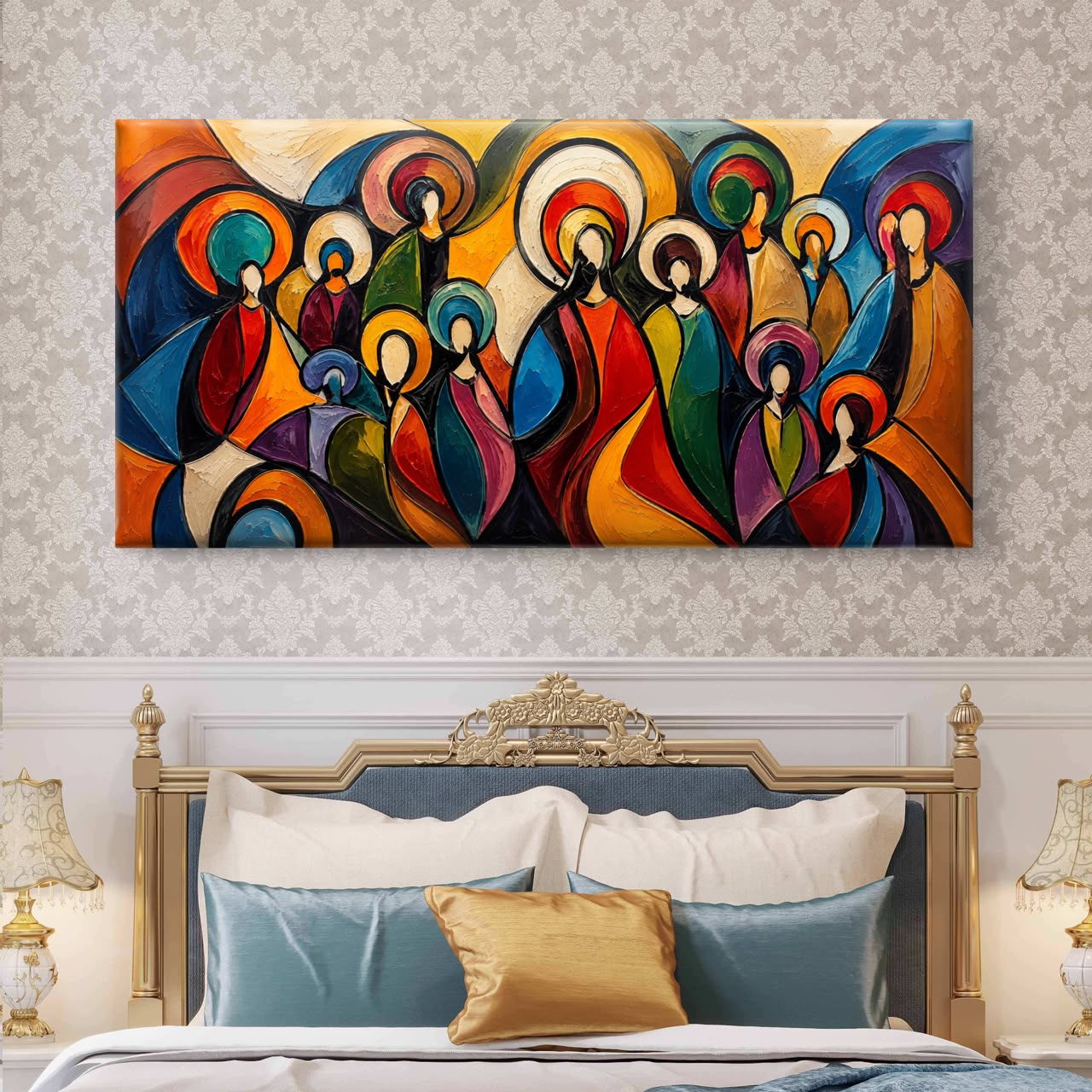 Modern Interiors Landscape Premium Canvas Painting - Buy Online | Decor By Neon