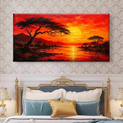 Modern Interiors Landscape Premium Canvas Painting