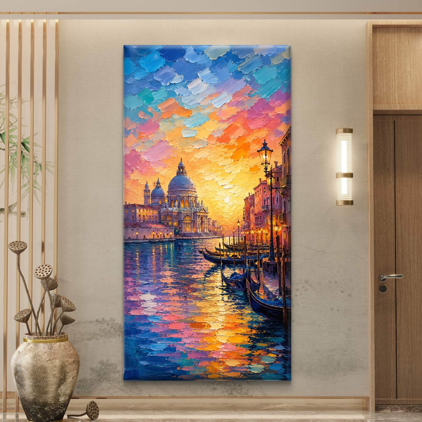 Modern Interiors Portrait Premium Canvas Painting - Buy Online | Decor By Neon