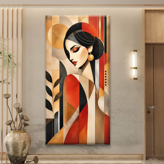 Modern Interiors Portrait Premium Canvas Painting - Premium Wall Art | Decor By Neon