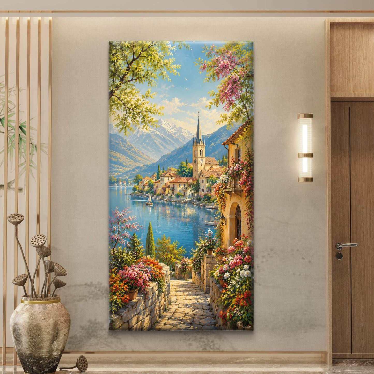 Modern Interiors Portrait Premium Canvas Painting - Buy Online | Decor By Neon