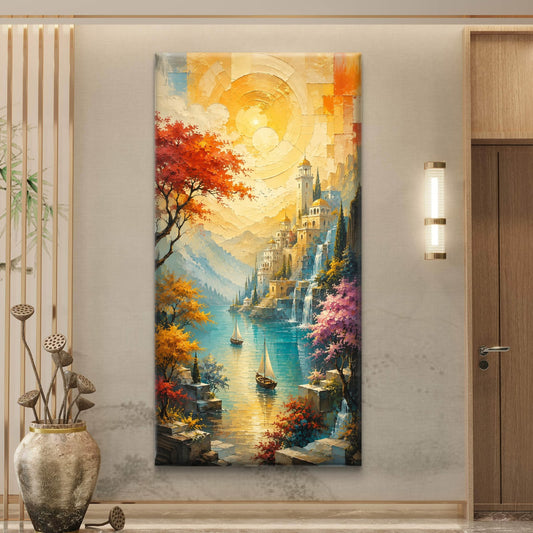 Modern Interiors Portrait Premium Canvas Painting - Premium Wall Art | Decor By Neon